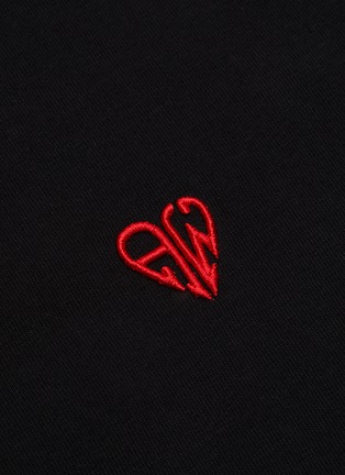  - ALEXANDER WANG - Heart Embroidered Mock Neck Sweatshirt