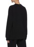 Back View - Click To Enlarge - ALEXANDER WANG - Heart Embroidered Mock Neck Sweatshirt