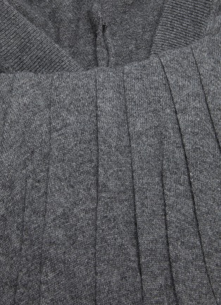  - ALEXANDER WANG - V-neck Ruch Corset Panel Sweatshirt