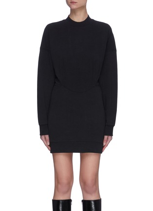 Main View - Click To Enlarge - T BY ALEXANDER WANG - Sculpted jersey mini dress