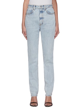 Main View - Click To Enlarge - ALEXANDER WANG - Tuxedo stripe jeans