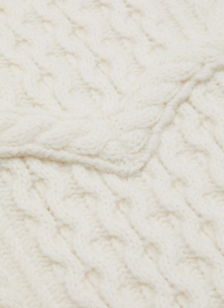  - ALEXANDER WANG - Raised cable knit heart sweater
