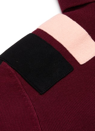  - VICTORIA, VICTORIA BECKHAM - Stripe Detail Turtleneck Sweater