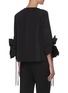 Back View - Click To Enlarge - VICTORIA, VICTORIA BECKHAM - Gather Bow Sleeve Blouse