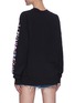 Back View - Click To Enlarge - ALEXANDER WANG - Logo graphic sleeve T-shirt