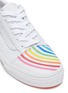 Detail View - Click To Enlarge - VANS - OLD SKOOL' Rainbow Motif Kids Leather Sneakers