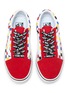 Figure View - Click To Enlarge - VANS - COMFYCUSH OLD SKOOL' Logo Lace Colourblock Check Kids Sneakers