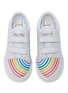 Figure View - Click To Enlarge - VANS - OLD SKOOL' Rainbow Motif Toddler Leather Sneakers