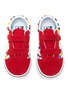 Figure View - Click To Enlarge - VANS - COMFYCUSH OLD SKOOL' Colourblock Check Toddler Sneakers