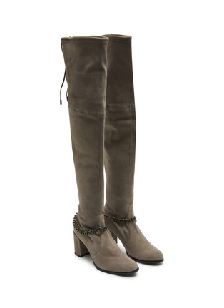 Detail View - Click To Enlarge - AMAYA - Tate 75 Suede Over-The-Knee Boots