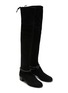 Detail View - Click To Enlarge - AMAYA - Met 45 Suede Over-The-Knee Boots