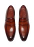Detail View - Click To Enlarge - MAGNANNI - Almond Toe Leather Penny Loafers