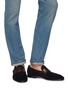 Figure View - Click To Enlarge - MAGNANNI - Bi-colour suede penny loafers