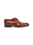 Main View - Click To Enlarge - MAGNANNI - Almond Toe Leather Derby Shoes