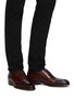 Figure View - Click To Enlarge - MAGNANNI - Perforated Detail Round Toe Leather Oxford Shoes