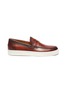 Main View - Click To Enlarge - MAGNANNI - Opanca' rubber sole leather penny loafers