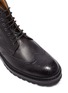 Detail View - Click To Enlarge - MAGNANNI - Tread Sole Wingtip Leather Combat Boots