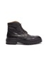Main View - Click To Enlarge - MAGNANNI - Tread Sole Wingtip Leather Combat Boots
