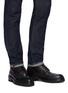 Figure View - Click To Enlarge - MAGNANNI - Tread Sole Wingtip Leather Combat Boots