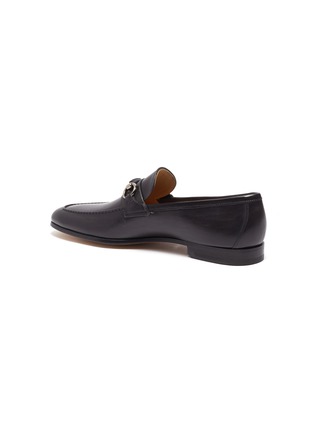  - MAGNANNI - Almond Toe Horsebit Leather Loafers