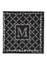 Detail View - Click To Enlarge - ALEXANDER MCQUEEN - Jewel Motif M Logo Silk Scarf