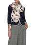 Figure View - Click To Enlarge - ALEXANDER MCQUEEN - Botanical print paisley shawl