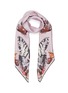 ALEXANDER MCQUEEN - Butterfly decay graphic twill foulard scarf