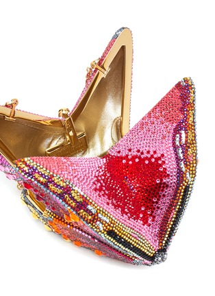 Detail View - Click To Enlarge - JUDITH LEIBER - 'Butterfly Fireclipper' Crystal Embellished Clutch