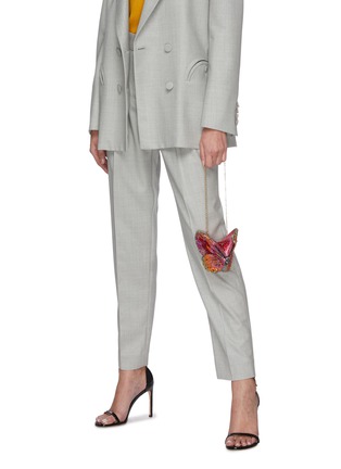 Figure View - Click To Enlarge - JUDITH LEIBER - 'Butterfly Fireclipper' Crystal Embellished Clutch