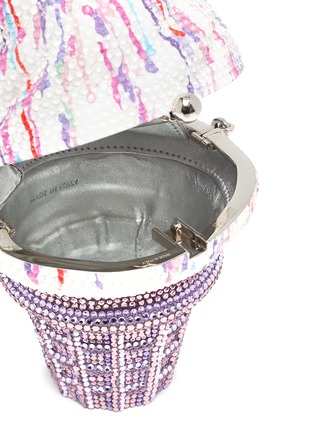 Detail View - Click To Enlarge - JUDITH LEIBER - Ice Cream Cone Tutti Frutti embellished bag