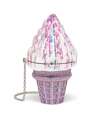 Main View - Click To Enlarge - JUDITH LEIBER - Ice Cream Cone Tutti Frutti embellished bag