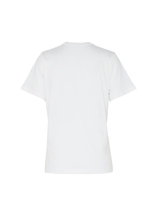 Figure View - Click To Enlarge - ALAÏA - Floral print logo T-shirt