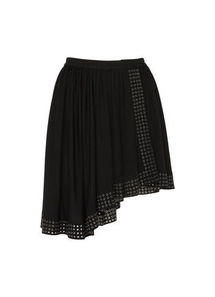 Main View - Click To Enlarge - ALAÏA - Imbalance draped hem mini skirt