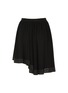 Figure View - Click To Enlarge - ALAÏA - Imbalance draped hem mini skirt