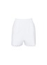 Main View - Click To Enlarge - ALAÏA - Lace hem tapered shorts