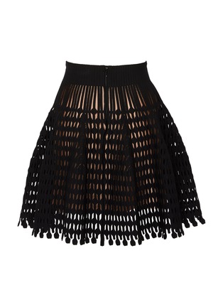 Figure View - Click To Enlarge - ALAÏA - Broderie anglaise A-line skirt