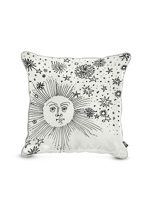 Main View - Click To Enlarge - FORNASETTI - Solitario Double Side Graphic Cushion