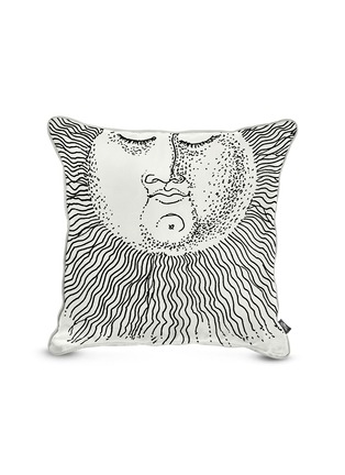Main View - Click To Enlarge - FORNASETTI - Solitario Double Side Graphic Cushion