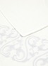 FRETTE - Ornate Medallion Embroidery Bath Sheet — White & Light Grey