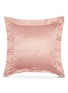 Main View - Click To Enlarge - FRETTE - Glowing Weave Pillow Sham – Peach Rose