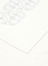 Detail View - Click To Enlarge - FRETTE - Ornate Medallion Embroidery Guest Towel — White & Light Grey