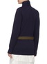 Back View - Click To Enlarge - SACAI - Double Layer Suiting Knit Cardigan
