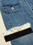  - SACAI - Tweed Contrast Panel Patch Pocket Denim Jacket