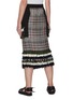 Back View - Click To Enlarge - SACAI - Tassel Fringe Accent Drawstring Waist Tweed Skirt