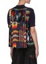 Back View - Click To Enlarge - SACAI - Pendleton Archive Print Pleated Back Panel Cotton Knitted Top
