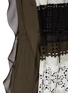 Detail View - Click To Enlarge - SACAI - Sleeveless Graphic Mesh Panel Drawstring Midi Dress