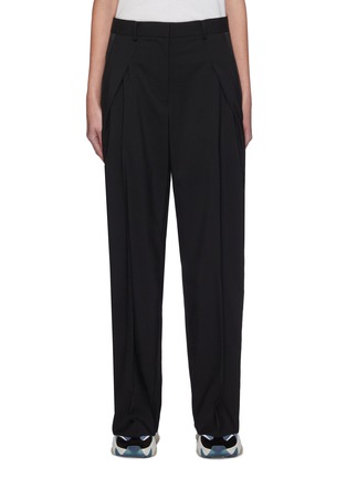 Main View - Click To Enlarge - SACAI - Pleated side stripe suiting pants