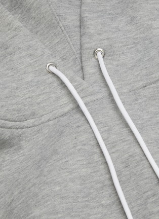  - SACAI - Cotton blend asymmetric hoodie