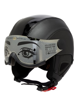 Main View - Click To Enlarge - GOLDBERGH - Glam' Visor Faux Leather Ski Helmet