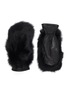 Main View - Click To Enlarge - GOLDBERGH - ''Hando' Fox Fur Leather Mittens